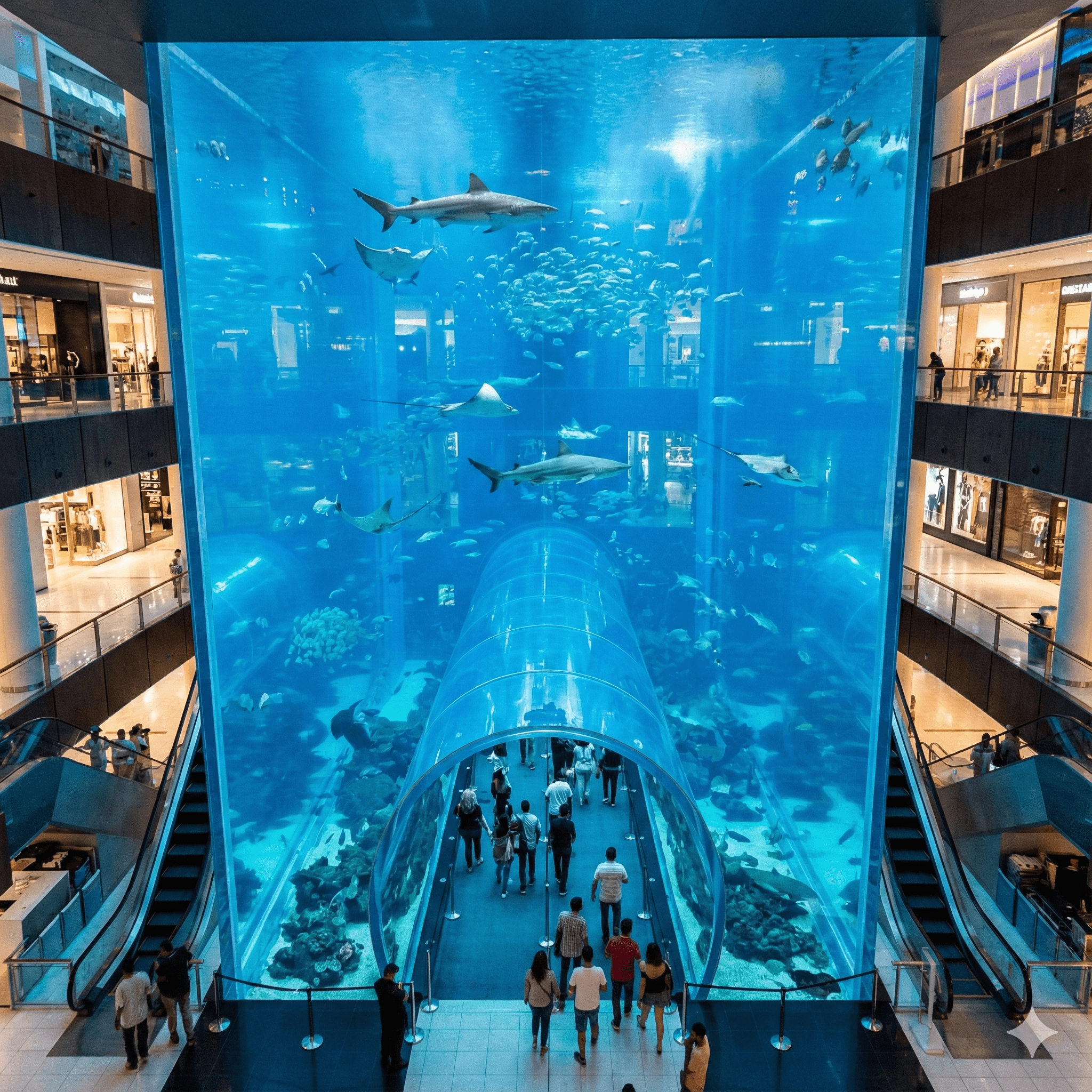 dubai mall aquarium