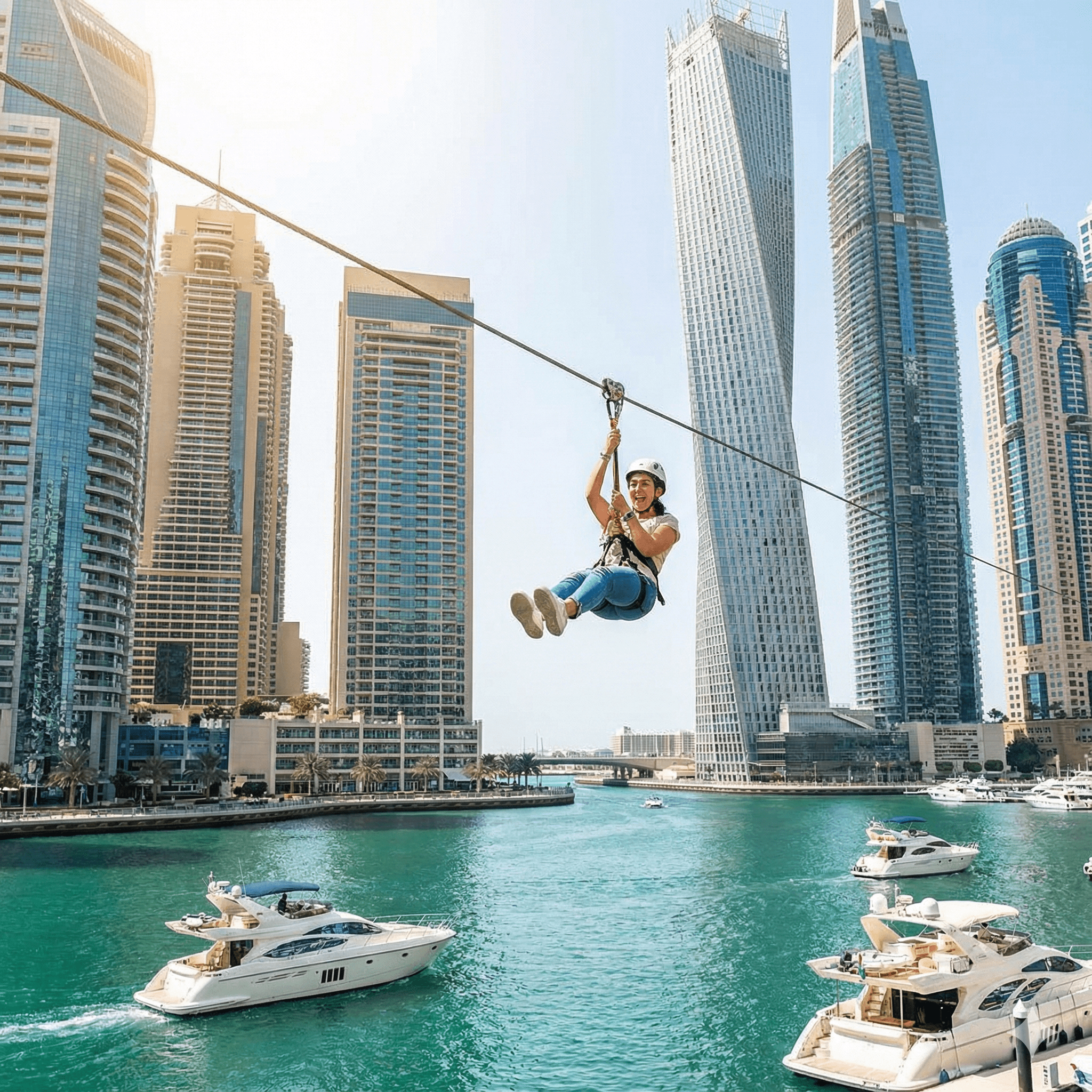 dubai zipline