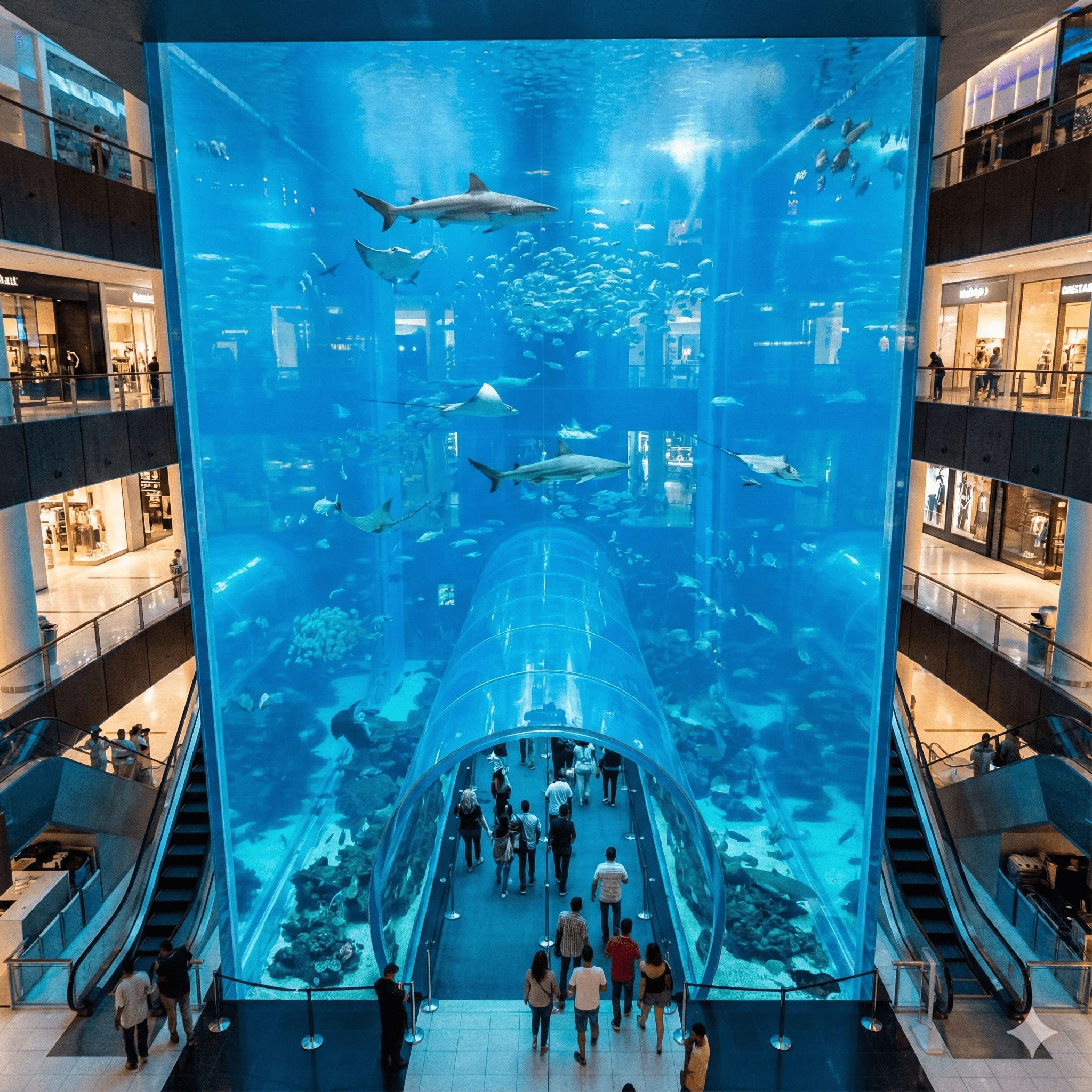 dubai mall aquarium